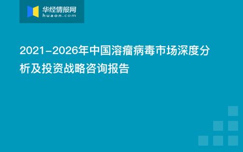 2021 2026年中国溶瘤病毒市场深度分析及投资战略咨询报告